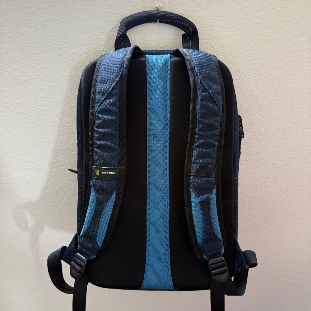 Timbuk2 Blue and Black Laptop Bag